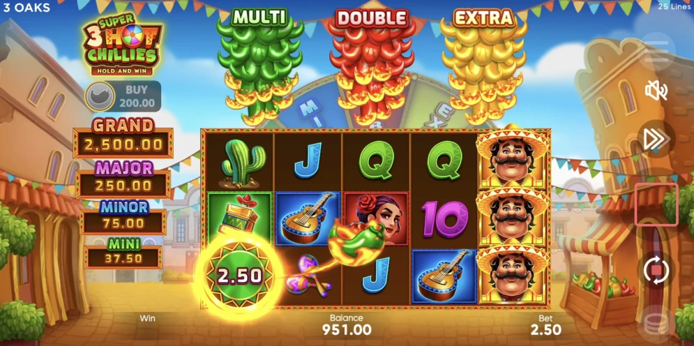 3 Super Hot Chillies Slot
